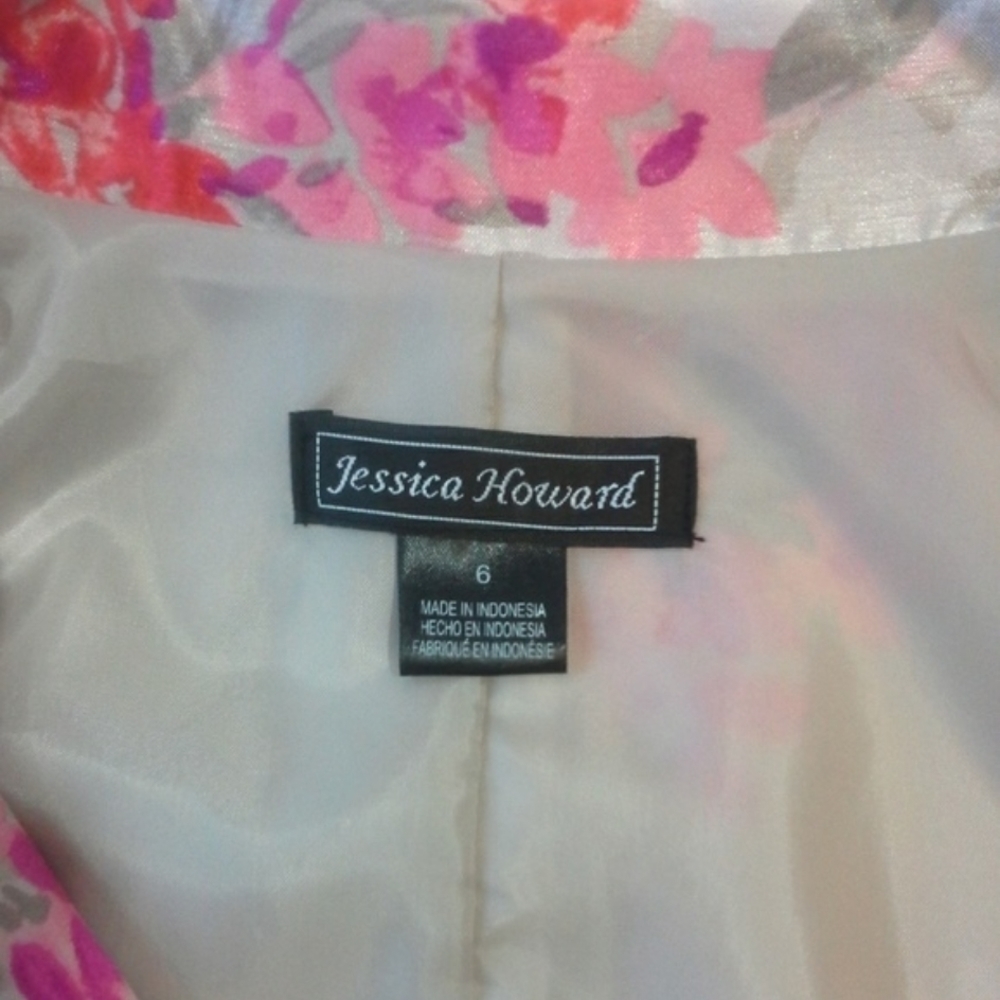 Jessica Howard Floral Dress Size 6 - Picture 5 of 9